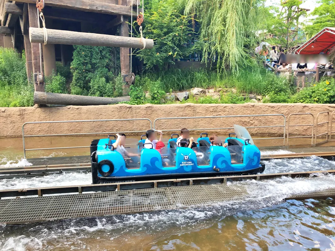 暑い日には水しぶきが最高