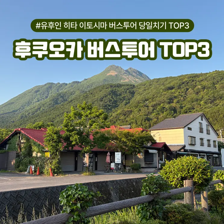 福岡バスツアーおすすめ！湯布院・日田・糸島の日帰りツアーTOP3