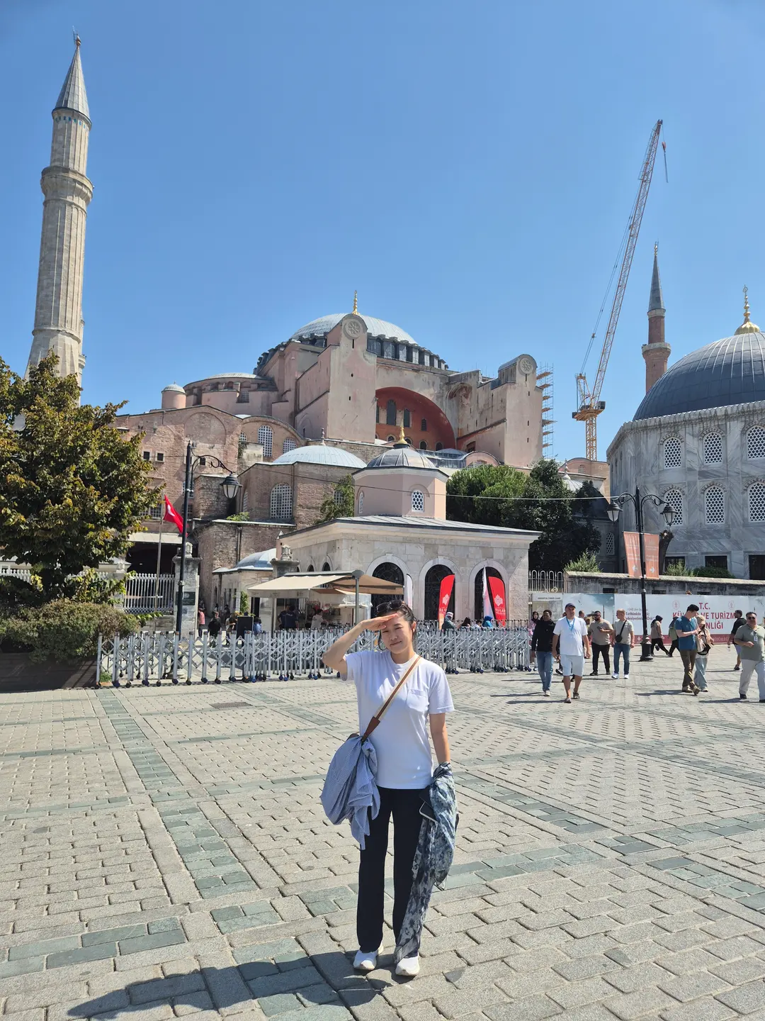 The exterior of Hagia Sophia in August 2025