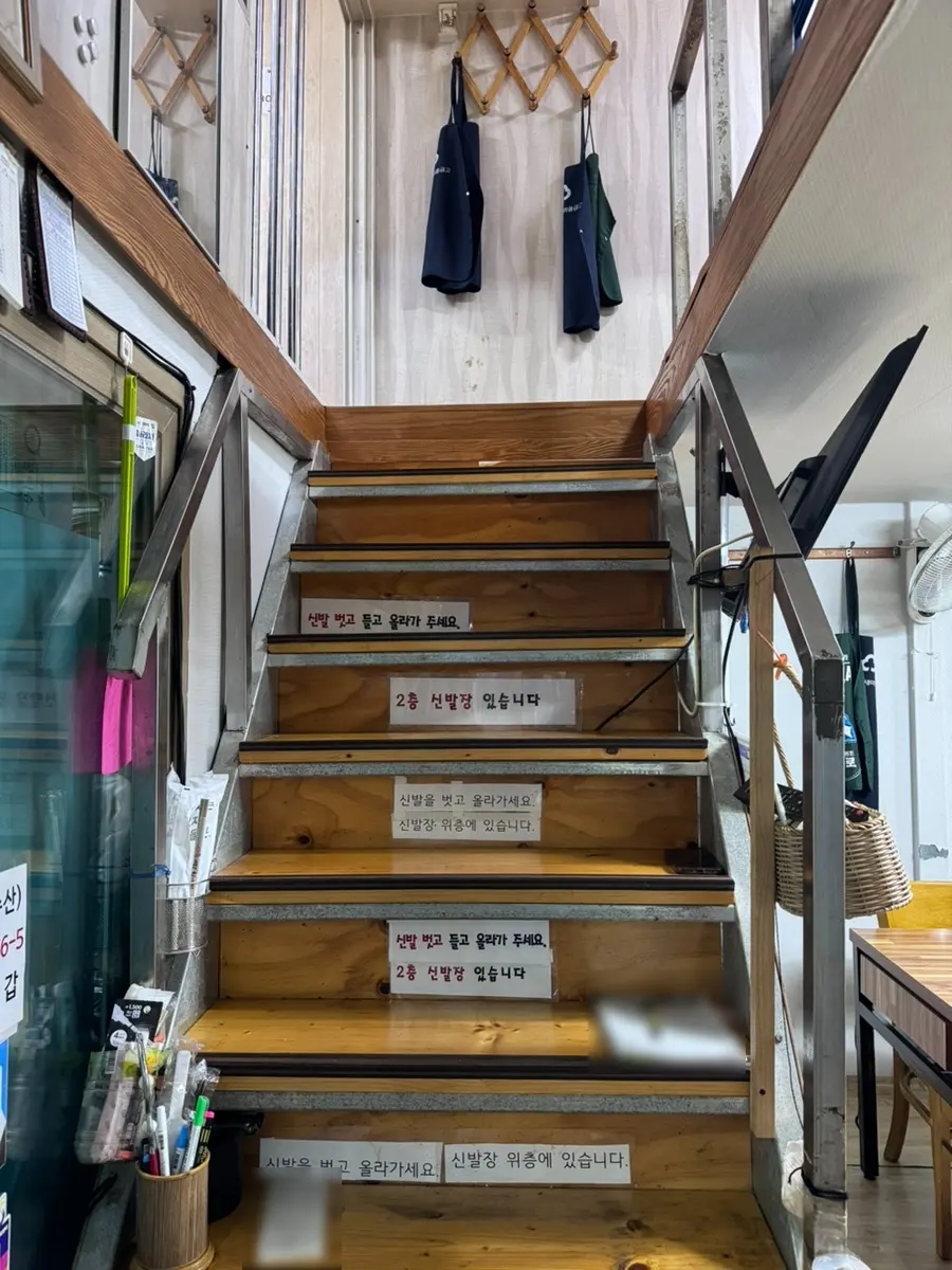 Stairs to second floor