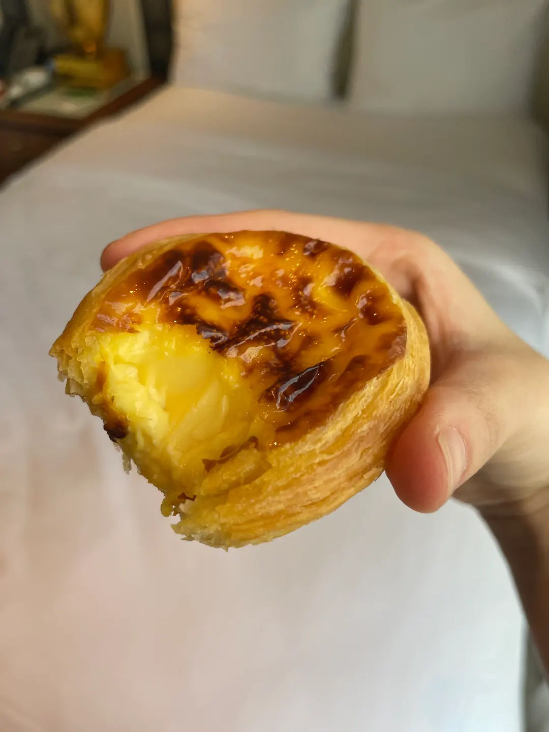 エッグタルト断面