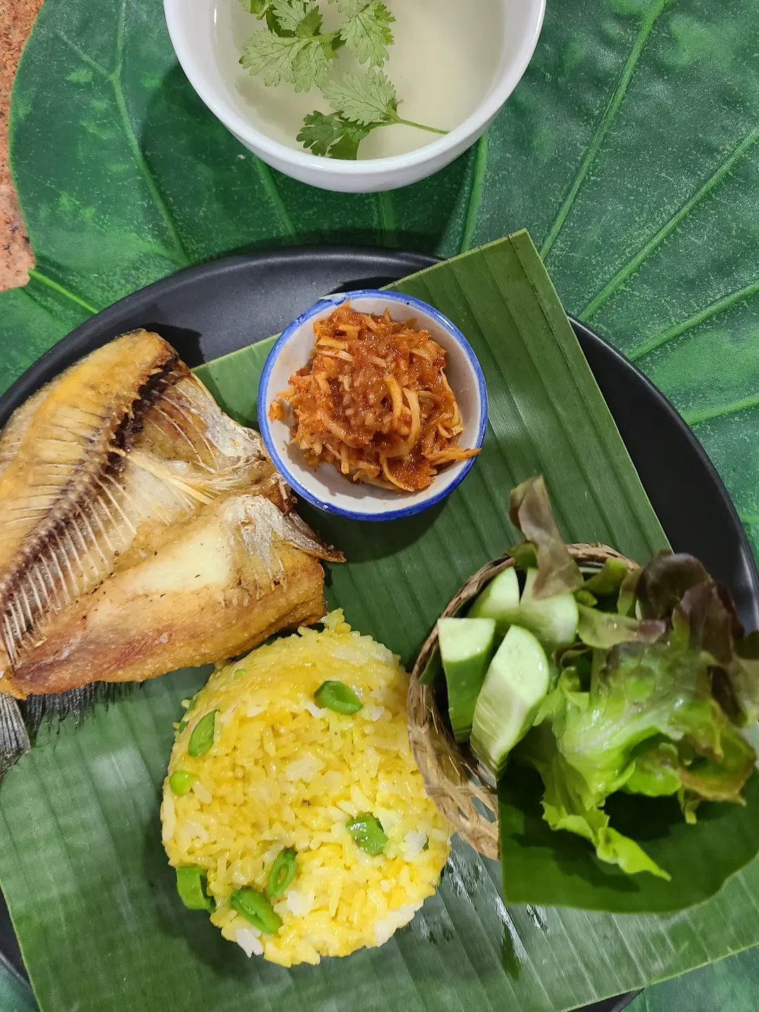 Traditional Thai breakfast spread