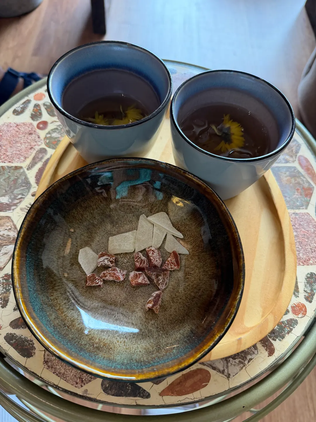 施術後のお茶サービス