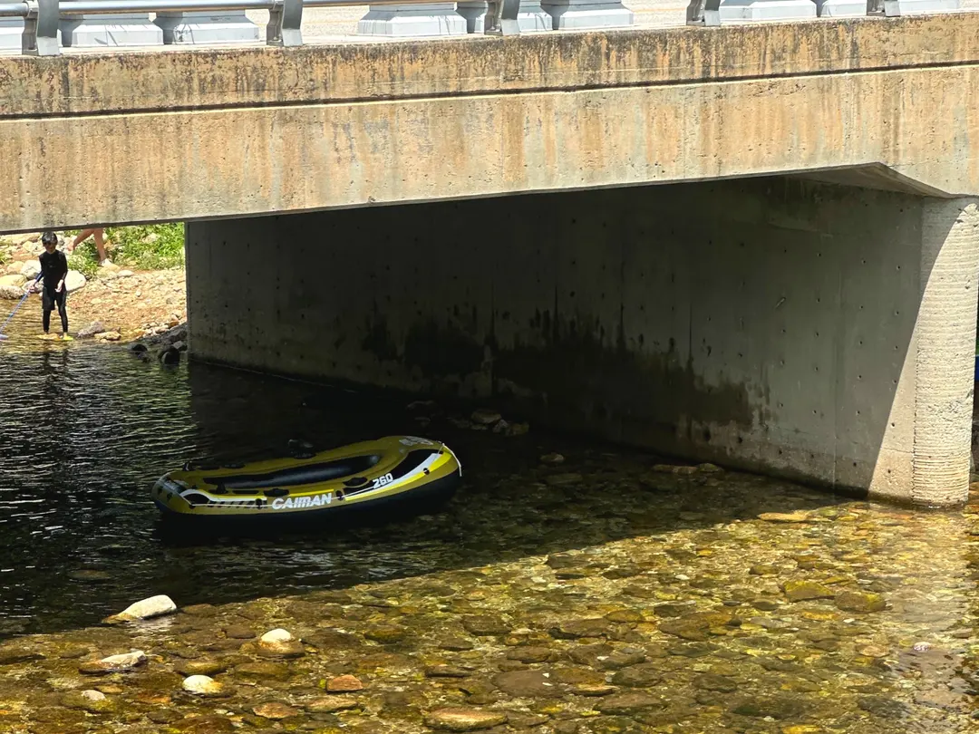 Shallow, clean water area suitable for children