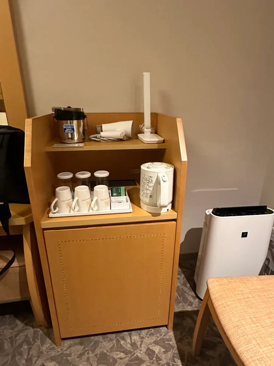 神戶蒙特利酒店水壺與茶包