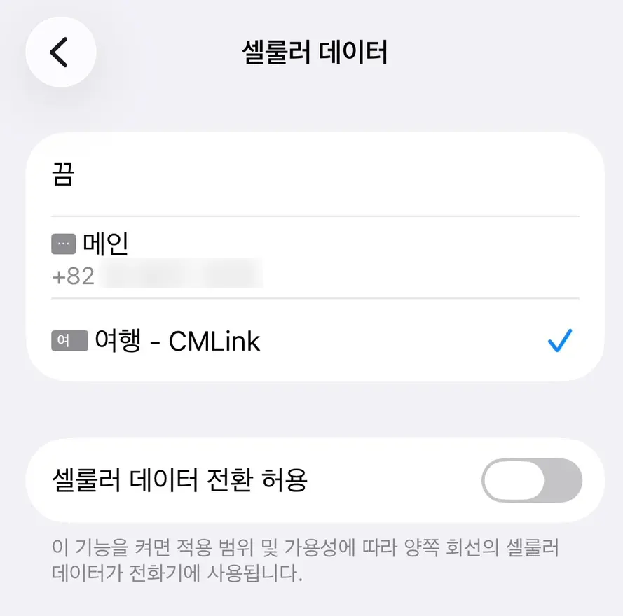 Cellular Data Settings