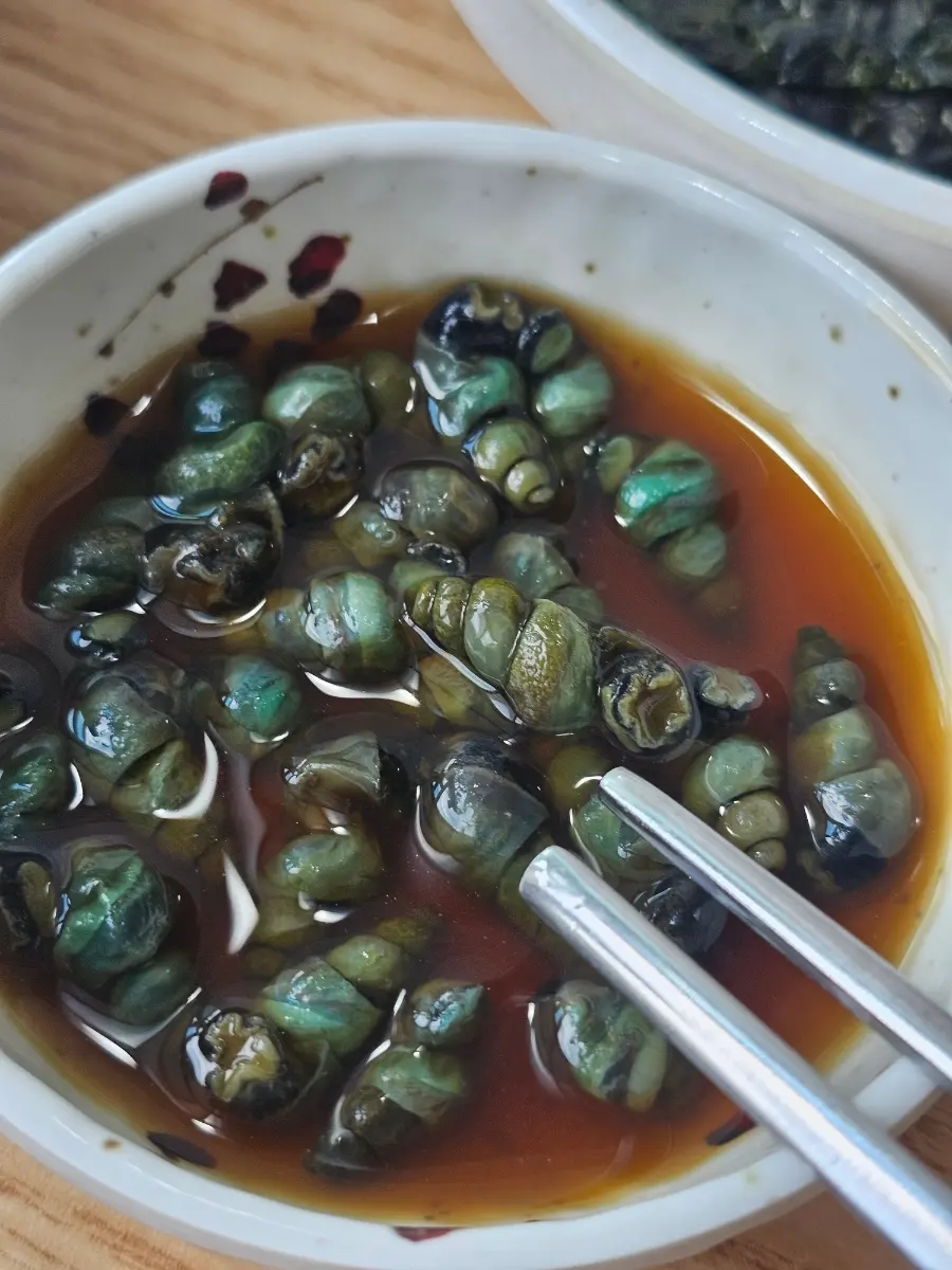 扁蝸牛醬煮近照