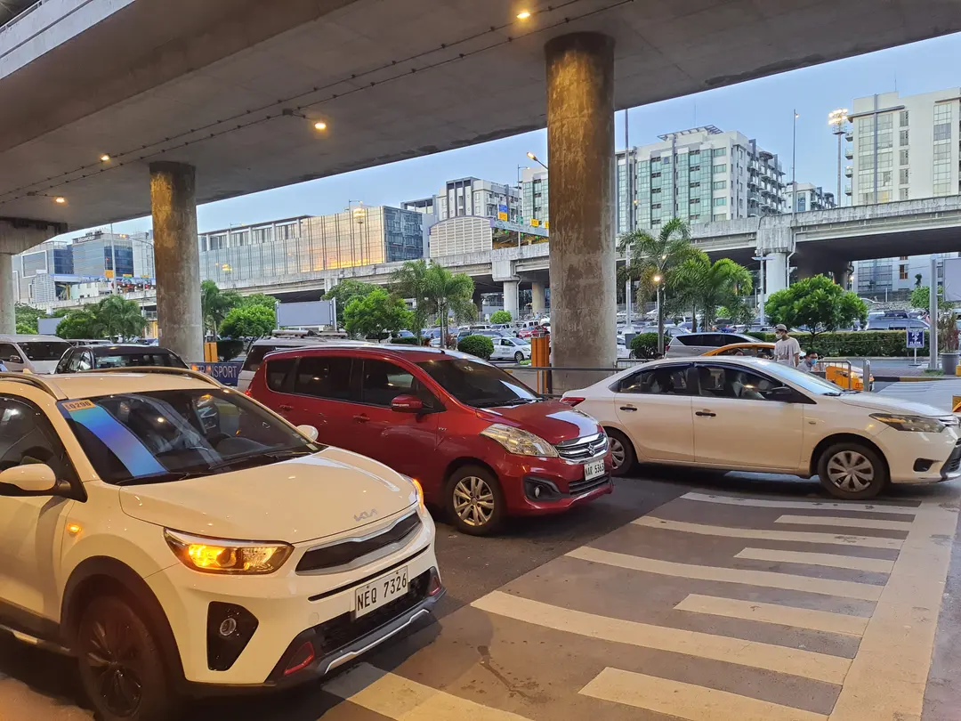 馬尼拉機場Grab候車區