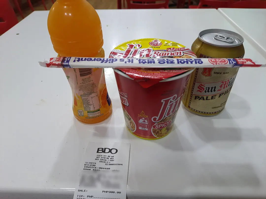 真拉麵與生力啤酒