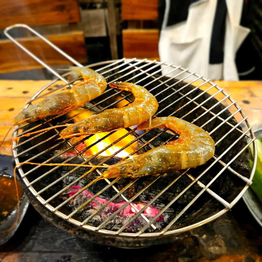 Sizzling BBQ meats