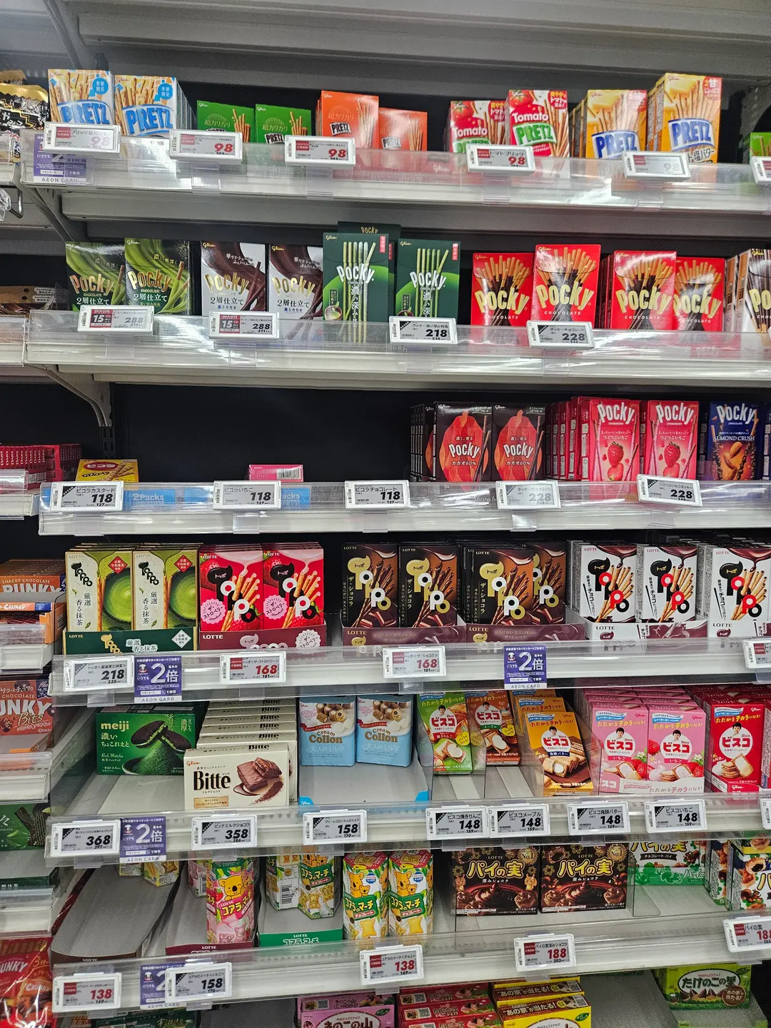 Pocky and sweet snacks