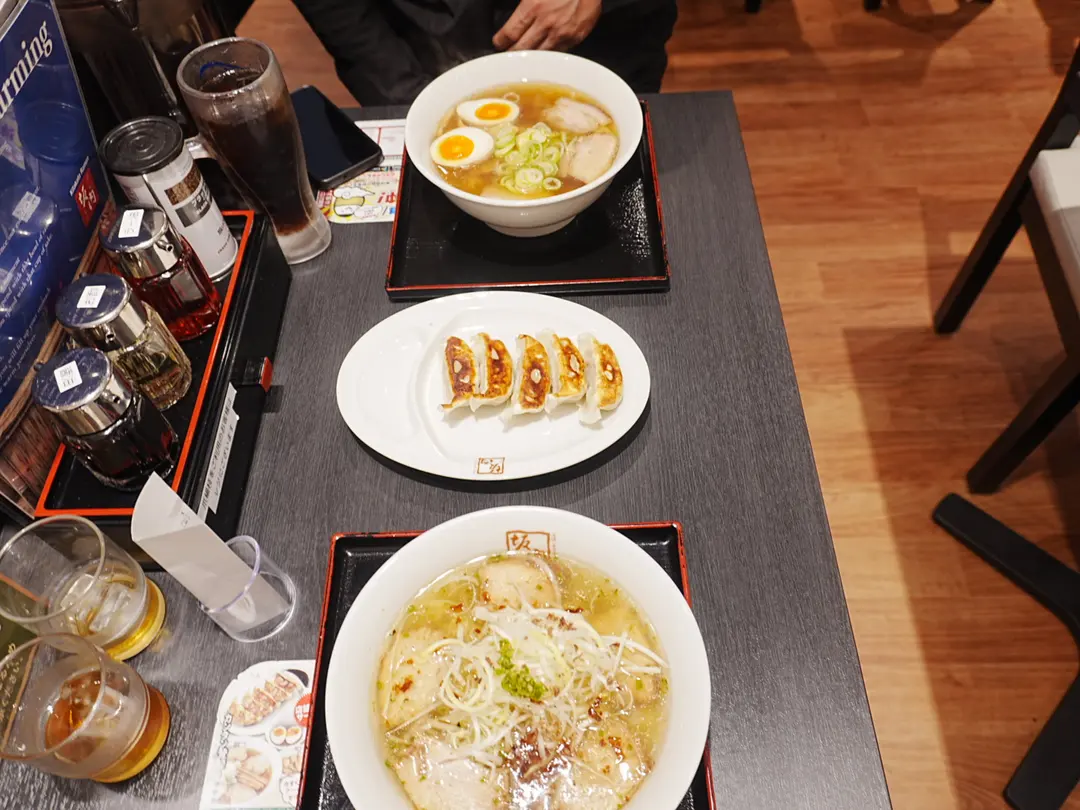 Crispy golden gyoza