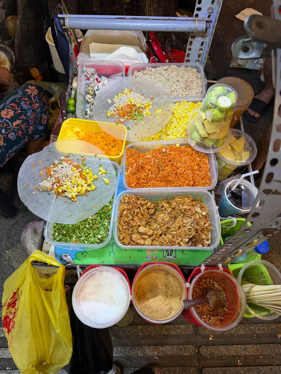 越式烤米紙Bánh Tráng Nướng食材