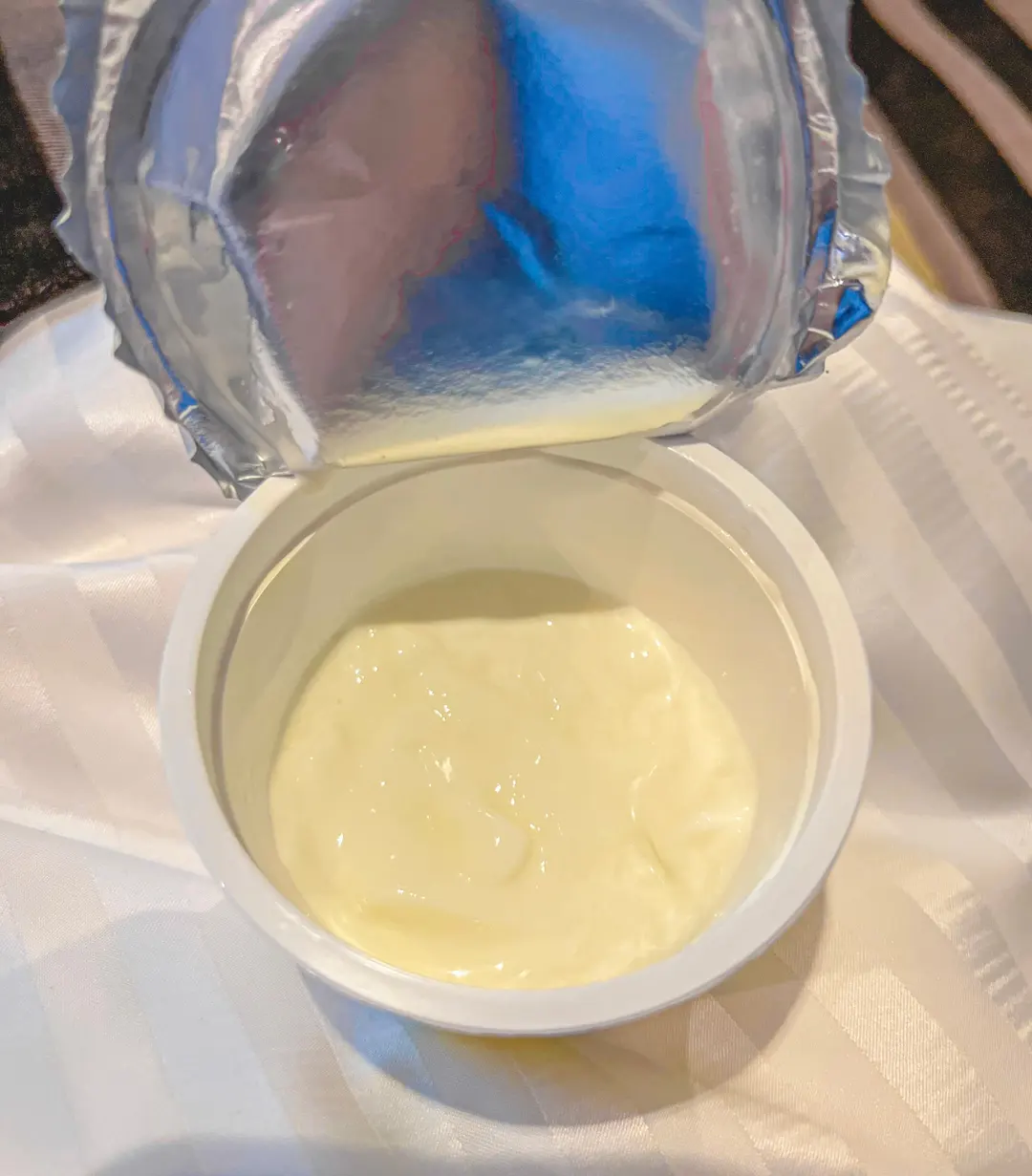 Creamy texture of Jersey Pudding