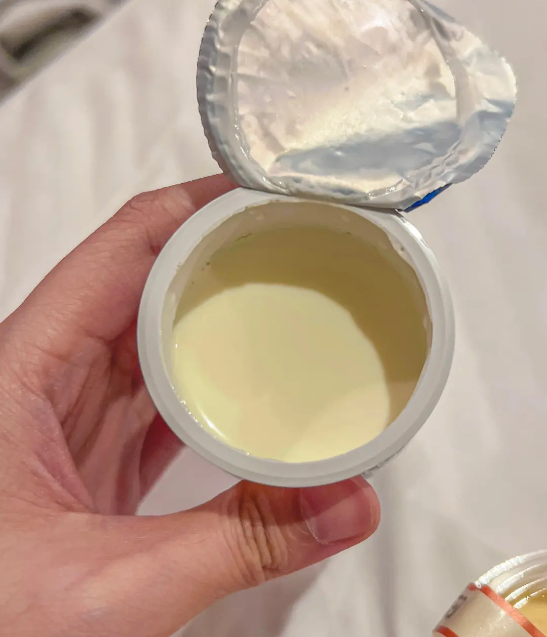 Luna Vanilla Yogurt texture