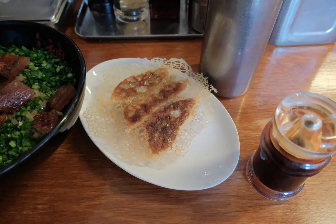 Gyoza dumplings side dish