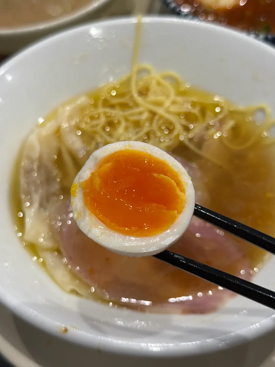 Chicken Broth Ramen and toppings