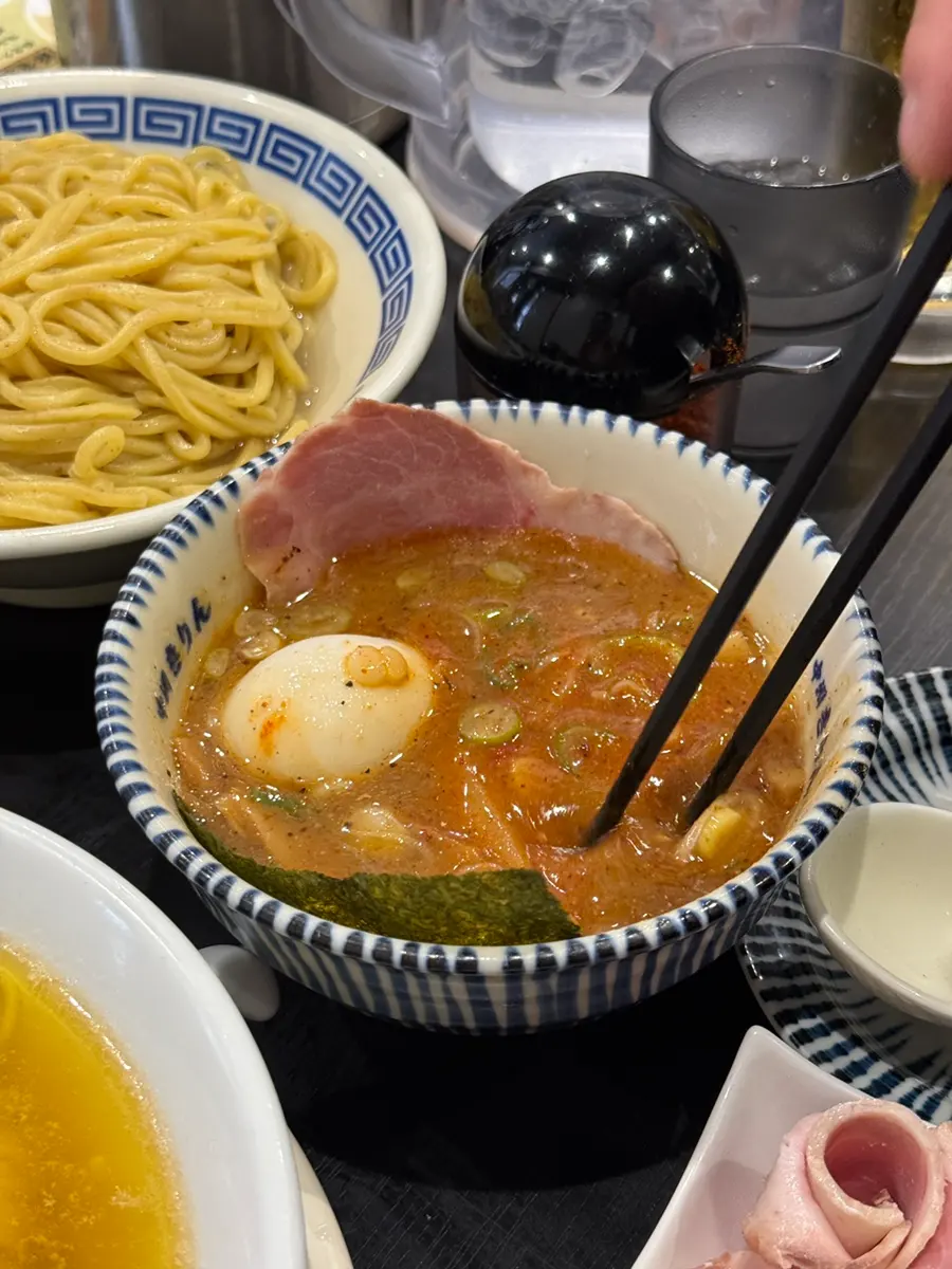 Spicy Tsukemen at Nakasukawabata Kirin