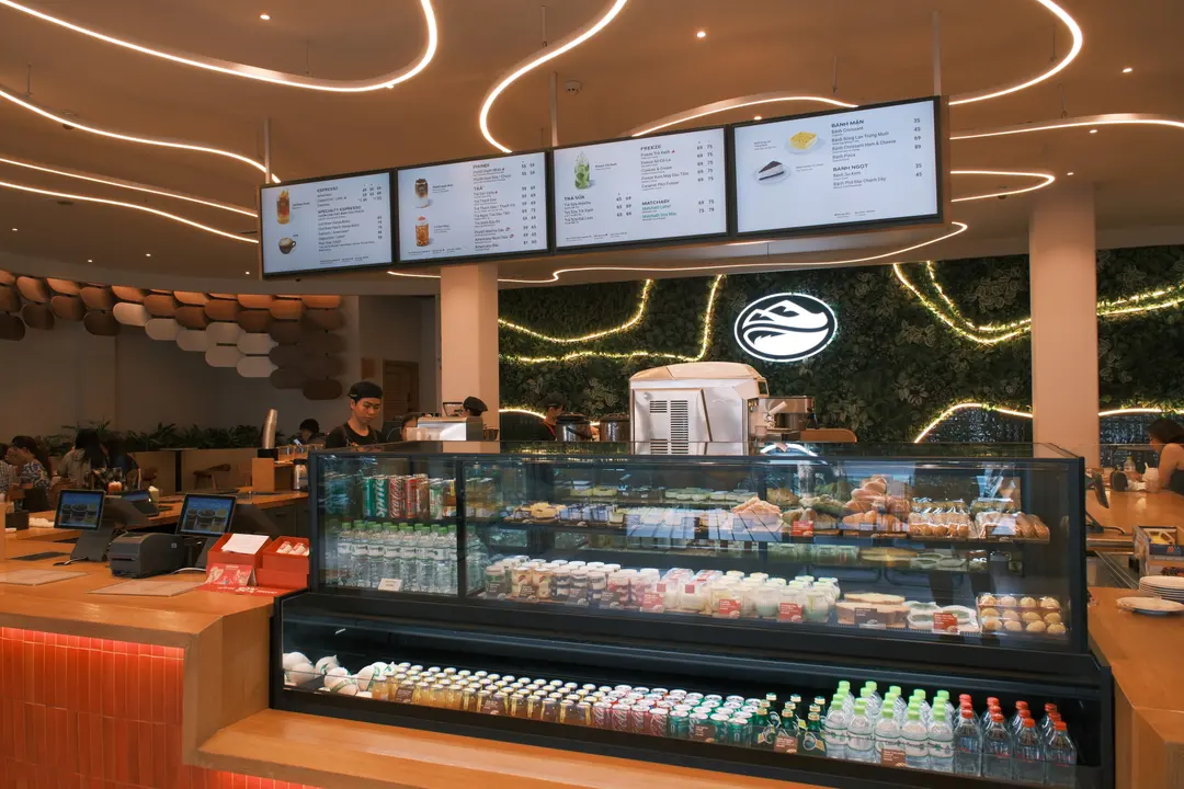 ハイランドコーヒー VTV8店 店内