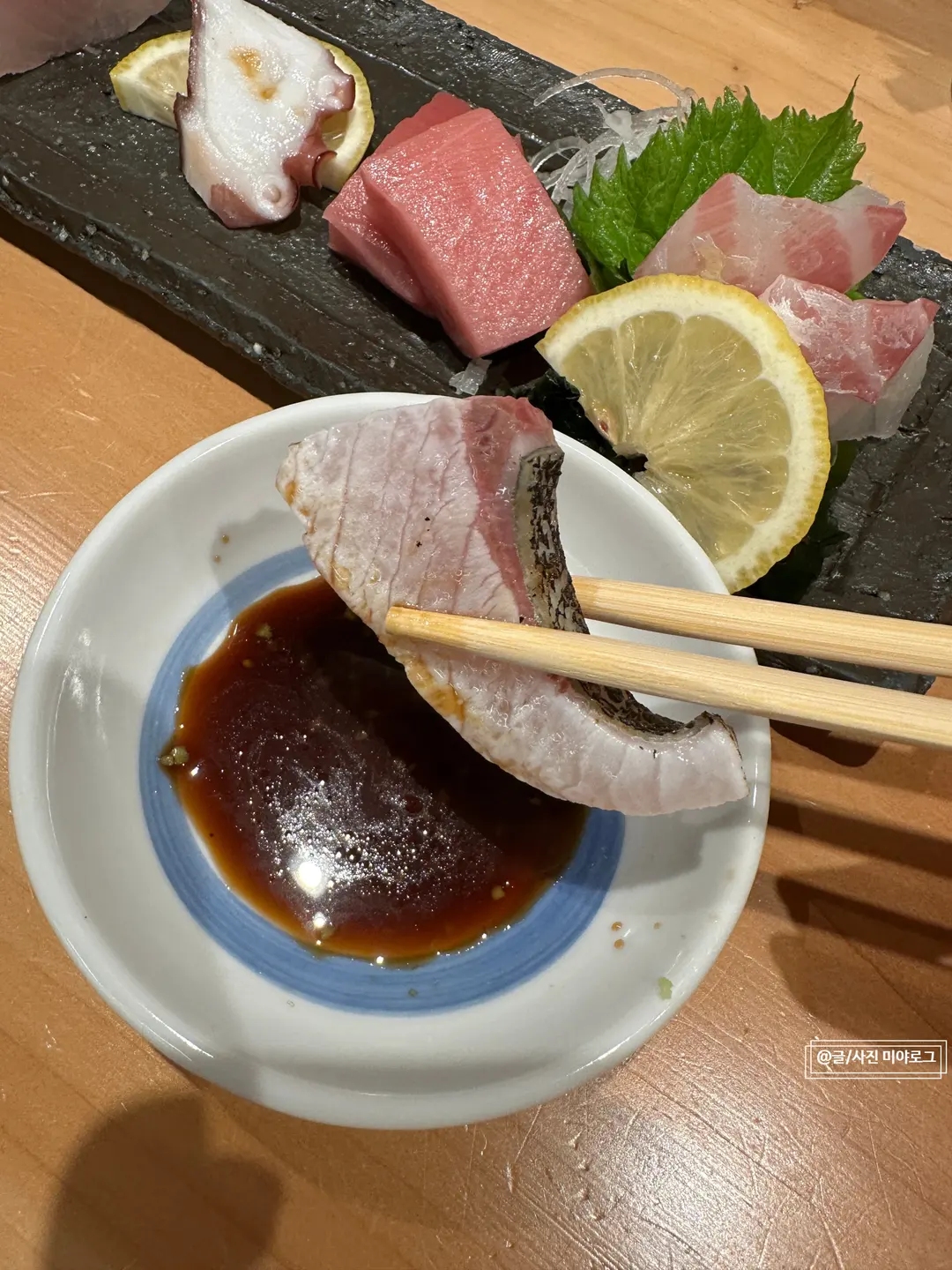 綜合生魚片特寫