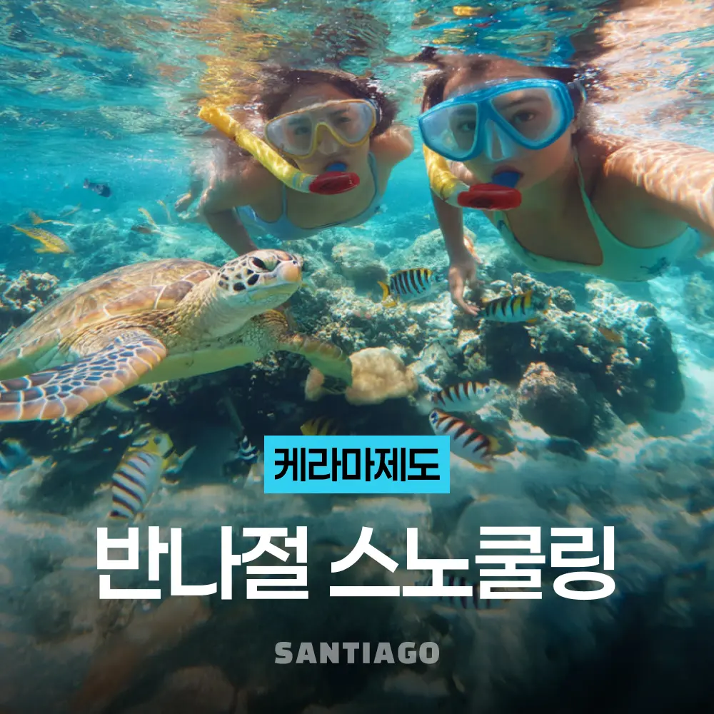 오키나와 나하 일일투어 케라마제도 반나절 스노쿨링 호핑투어 (픽업/드랍 포함)