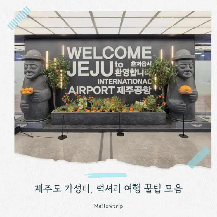 제주 가성비, 럭셔리 가족여행 꿀팁 정리