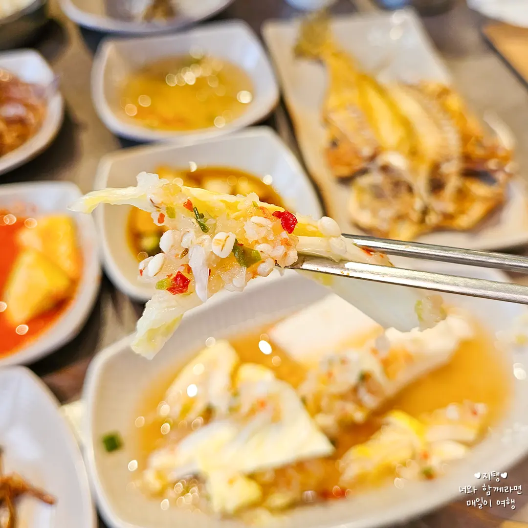 백김치 특유의 시원함이 일품!