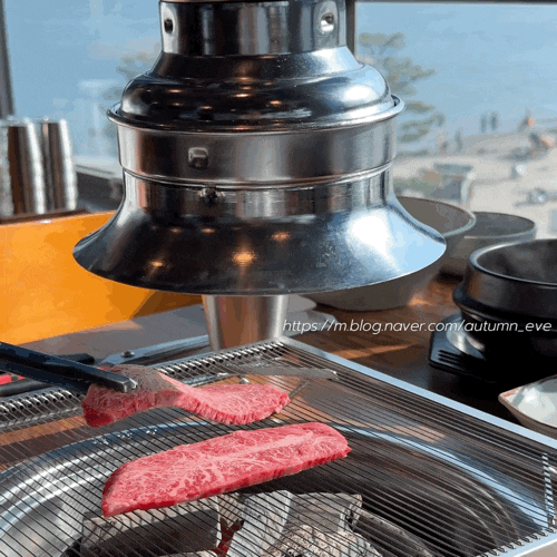 釜山 広安里の焼肉店「トゥップル韓牛一番地 ギュイチ食肉食堂」絶景レストラン