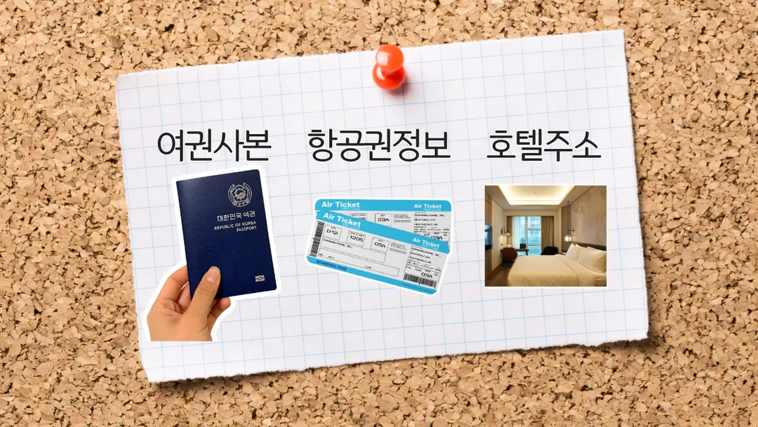 베트남 입국 준비물