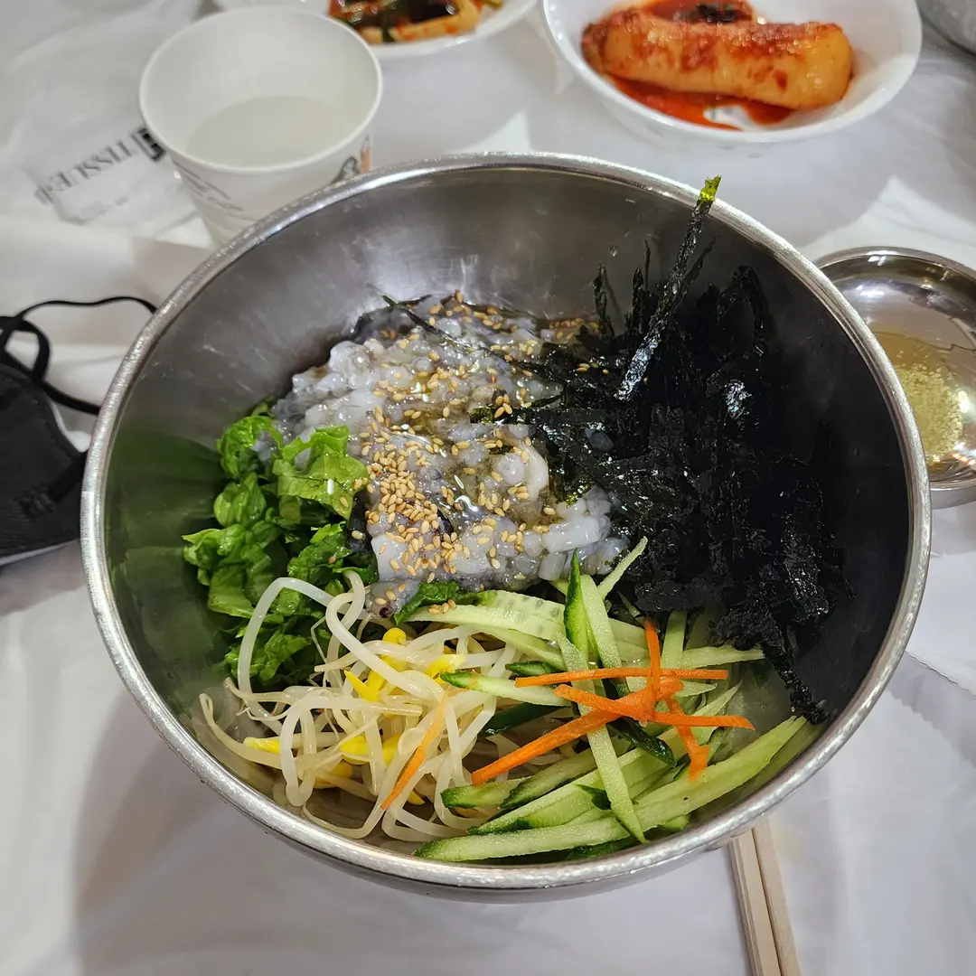생낙지비빔밥