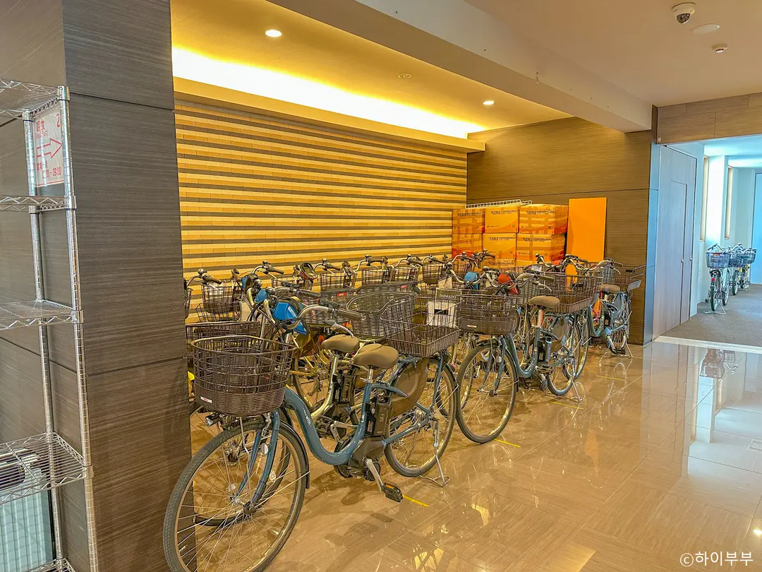Another shot of the rental bicycles