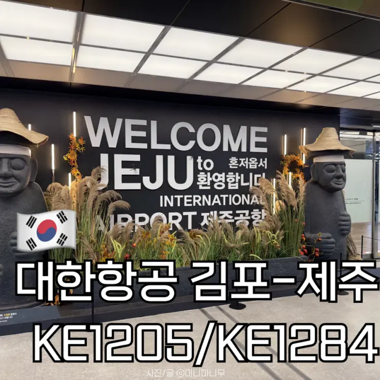 제주 | 대한항공 김포-제주(KE1205/KE1284) 탑승기 | 예약 방법, 시간, 요금, 기내서비스