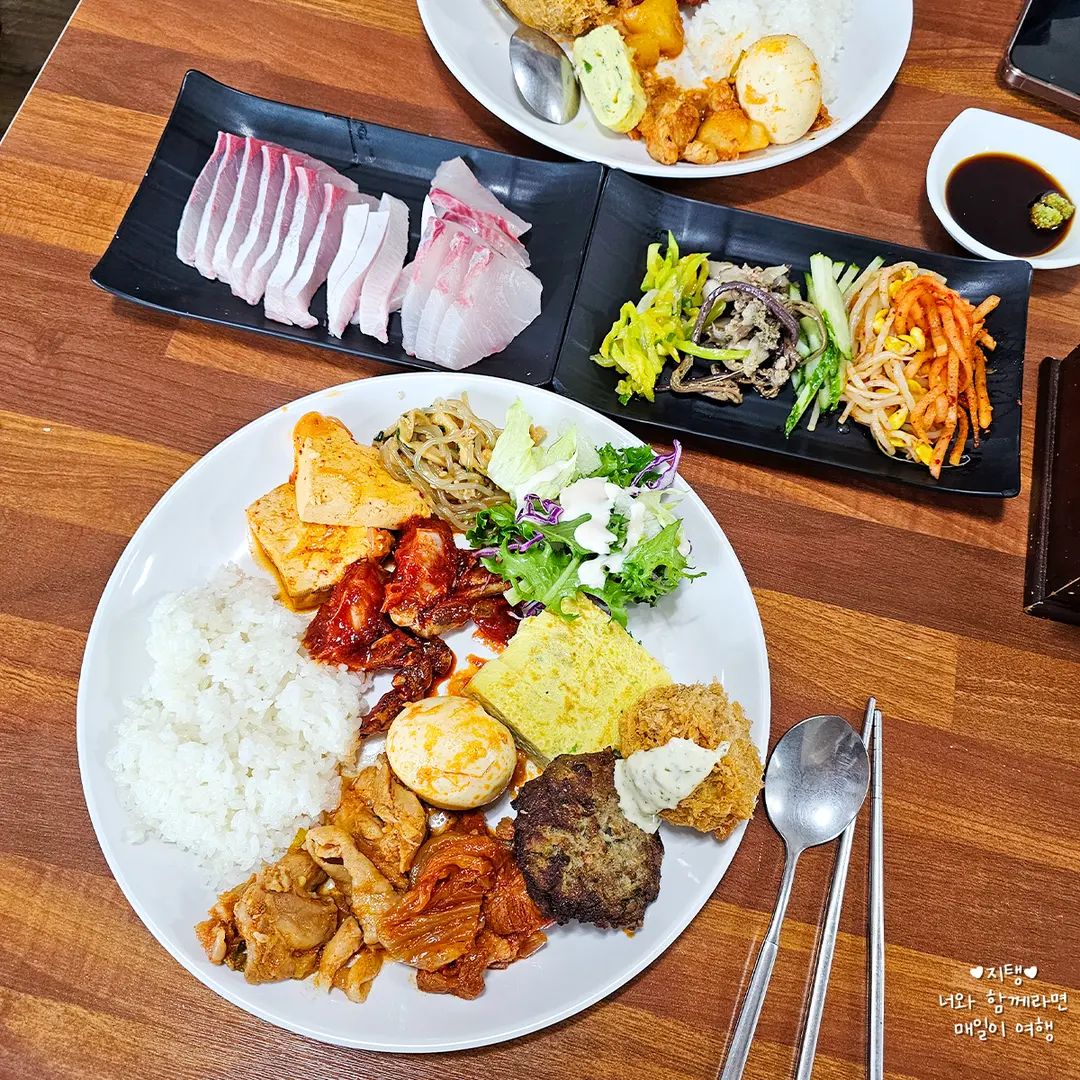 一皿にたっぷり盛り付けて、本当にお腹いっぱいになりました!