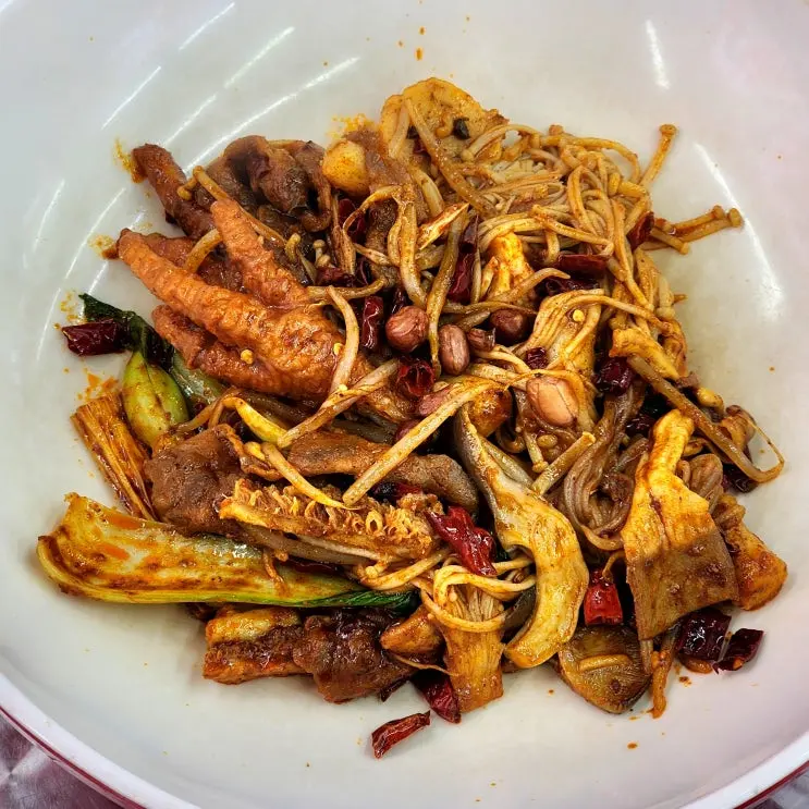 중국 웨이하이 한락방 야시장 맛집 KK마라샹궈 추천 진짜 맛있음