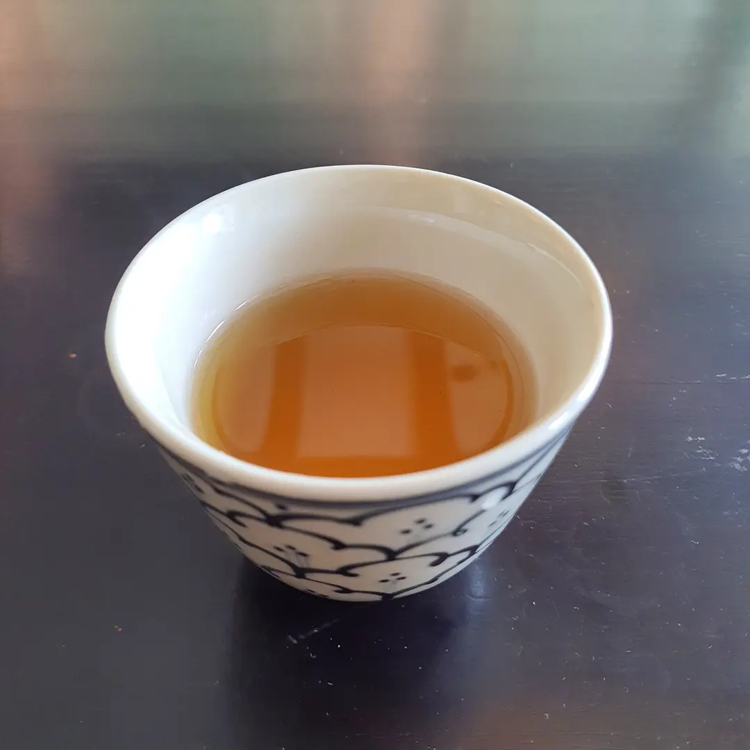 Tea served after massage