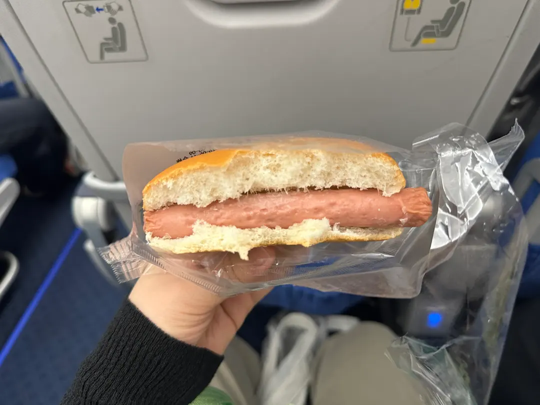 機内食のソーセージ