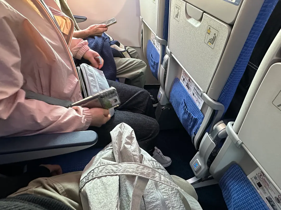 中国南方航空の機内