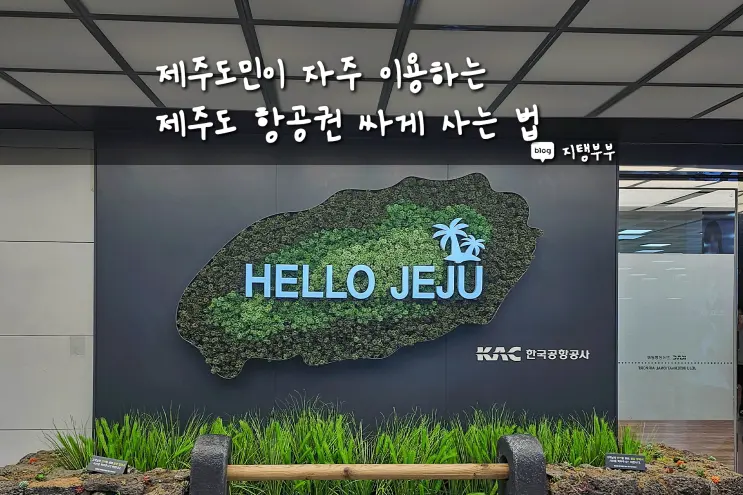 제주도 항공권 예매 땡처리로 저렴하게 사는 꿀팁