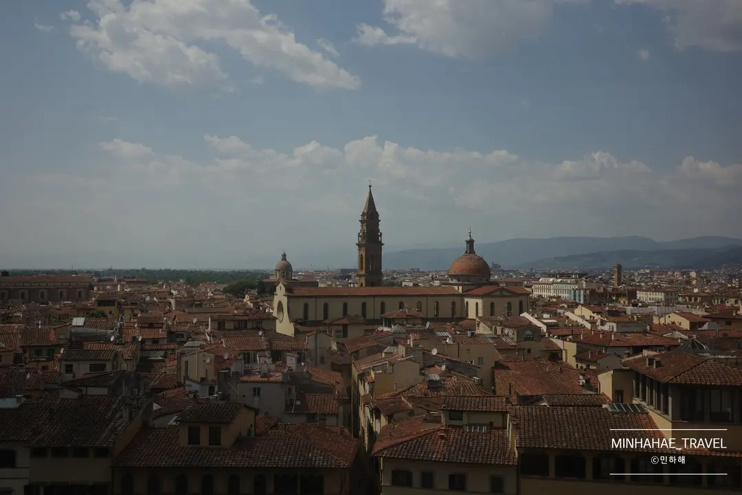 View of Florence from Pitti Palace window