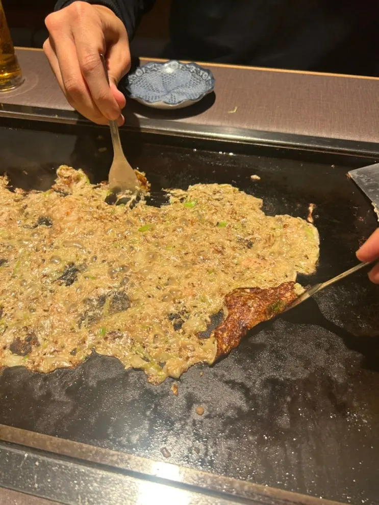 도쿄 유라쿠초 맛집, 몬자야끼가 맛있는 타마토야 히비야 Tamatoya Hibiya