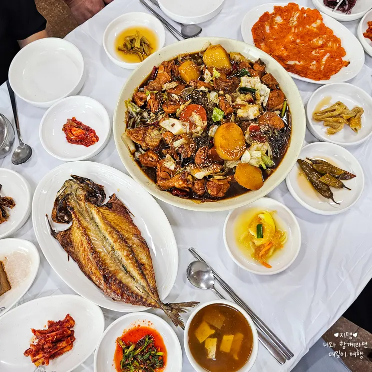 안동 하회마을 맛집 또간집 출연 길풍 찜닭과 간고등어로 즐긴 안동 향토음식 한 끼