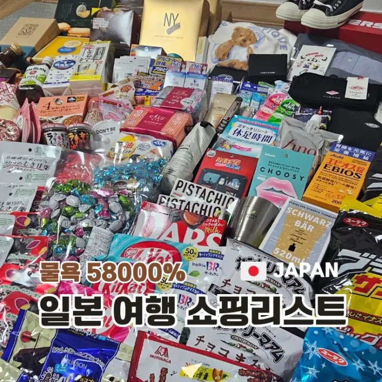 일본 쇼핑 리스트 수하물 추가가 기본인 사람의 추천템