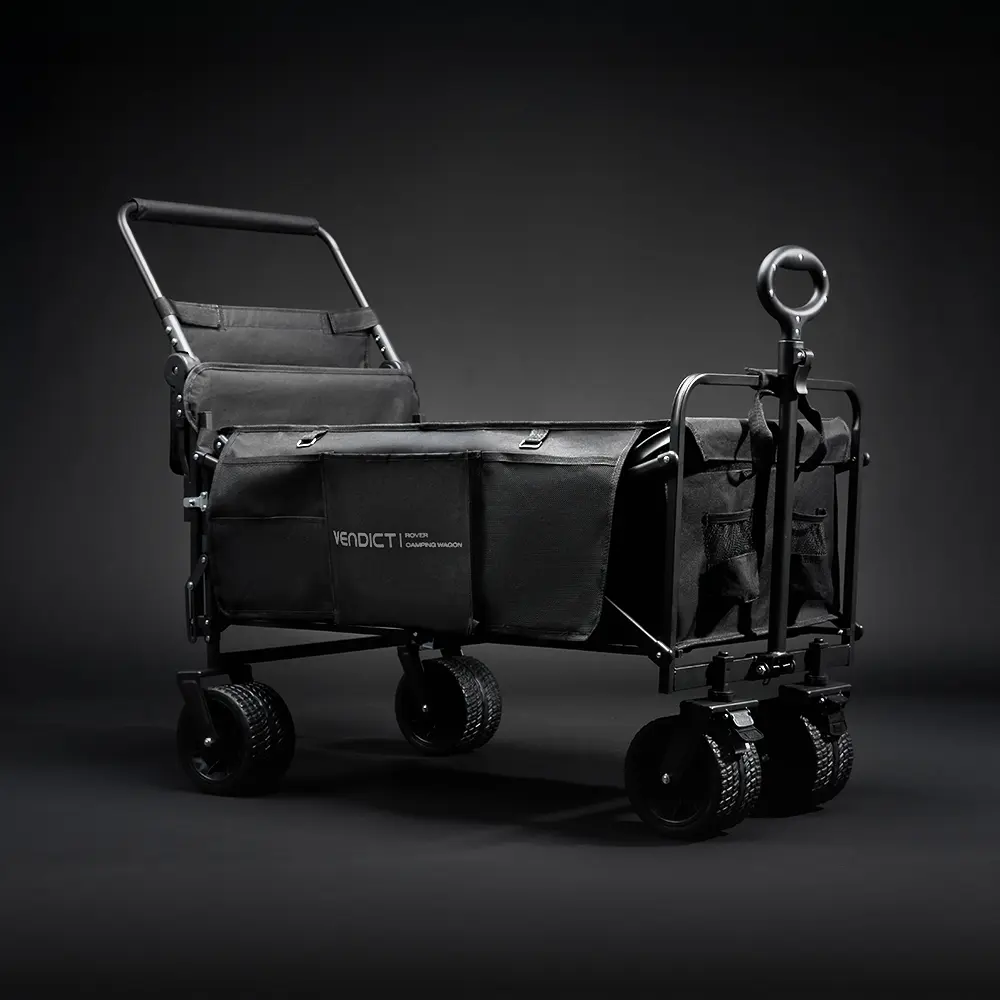 Bendict Wagon Camping Wagon Cart Folding Carrier Trolley Wagon Large Open Rover Basic Package