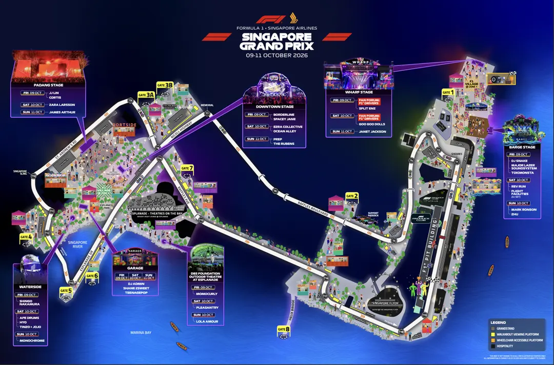 2026 F1 Singapore Grand Prix Tickets | Marina Bay Street Circuit