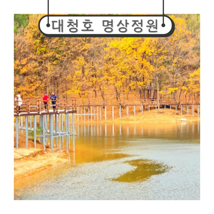 대전 가볼만한곳 대청호 오백리길 힐링장소 명상정원