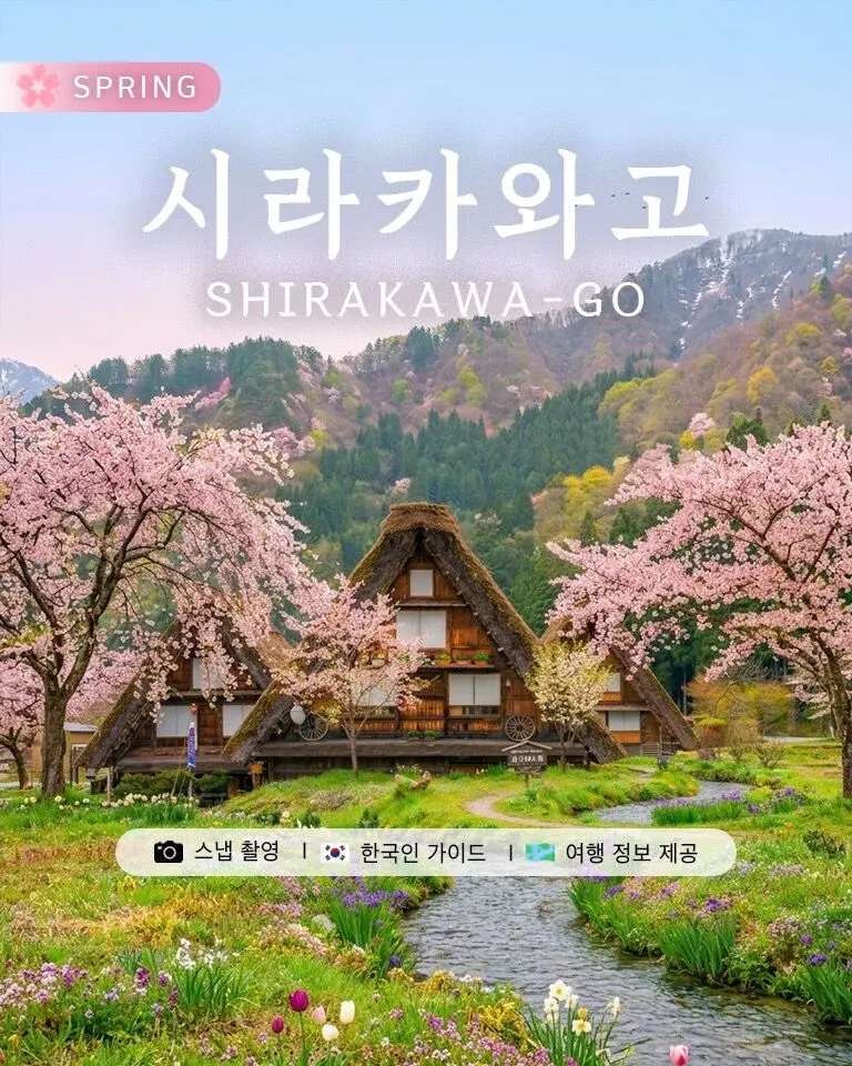 [인디고트래블] 나고야 시라카와고 히다 다카야마 일일 버스 투어 DSLR 촬영 서비스