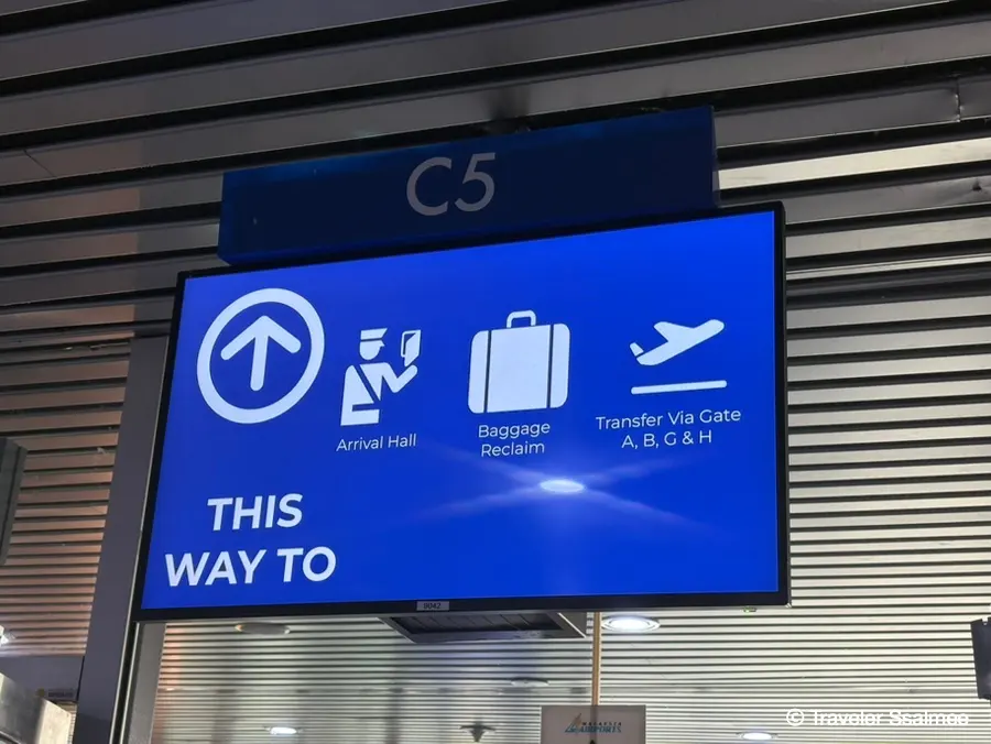 吉隆坡機場C登機門方向