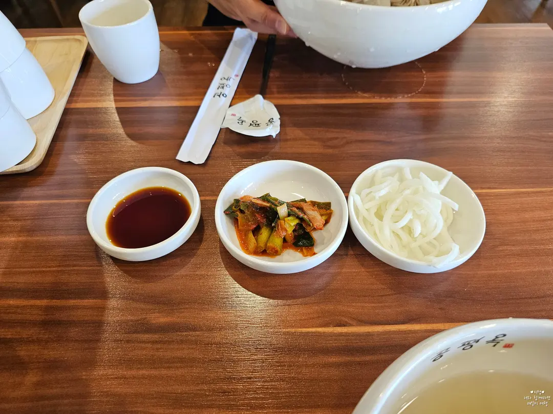 제주 노형 맛집 공평옥 기본 반찬