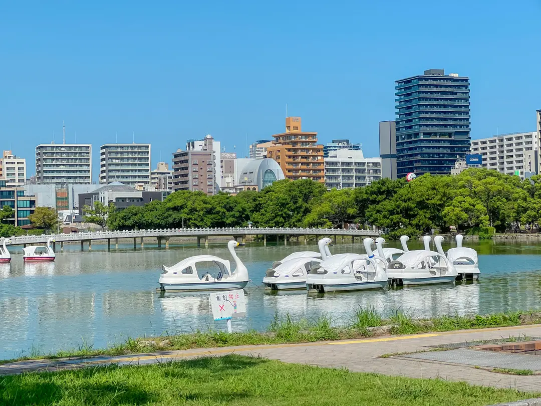 大濠公園のボート