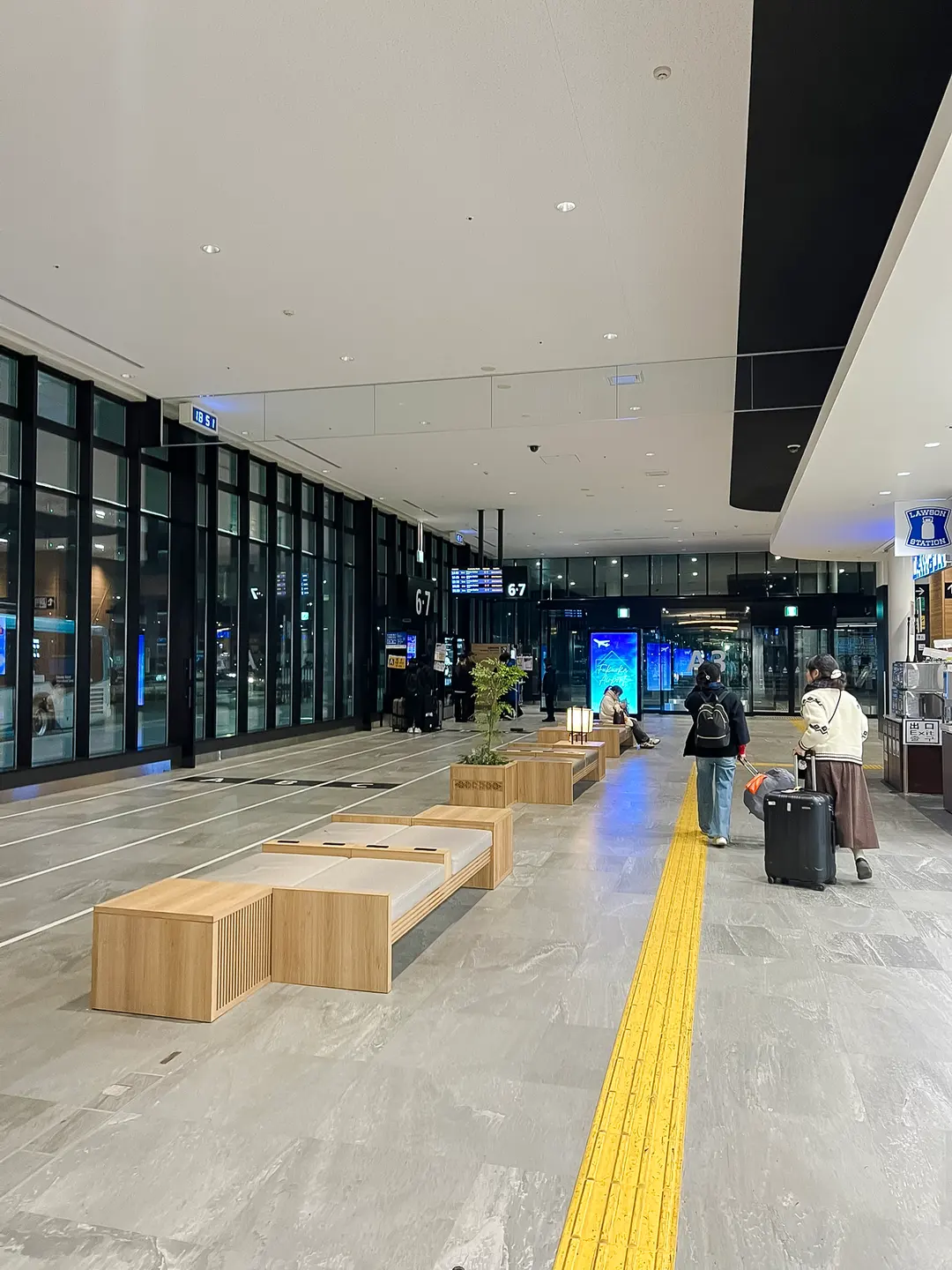 福岡機場巴士搭乘處指示